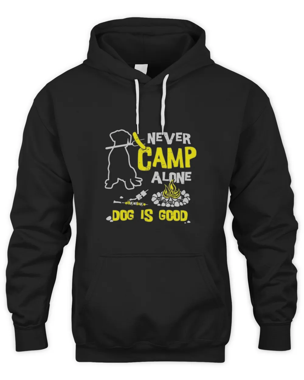 NEVER CAMP ALONE