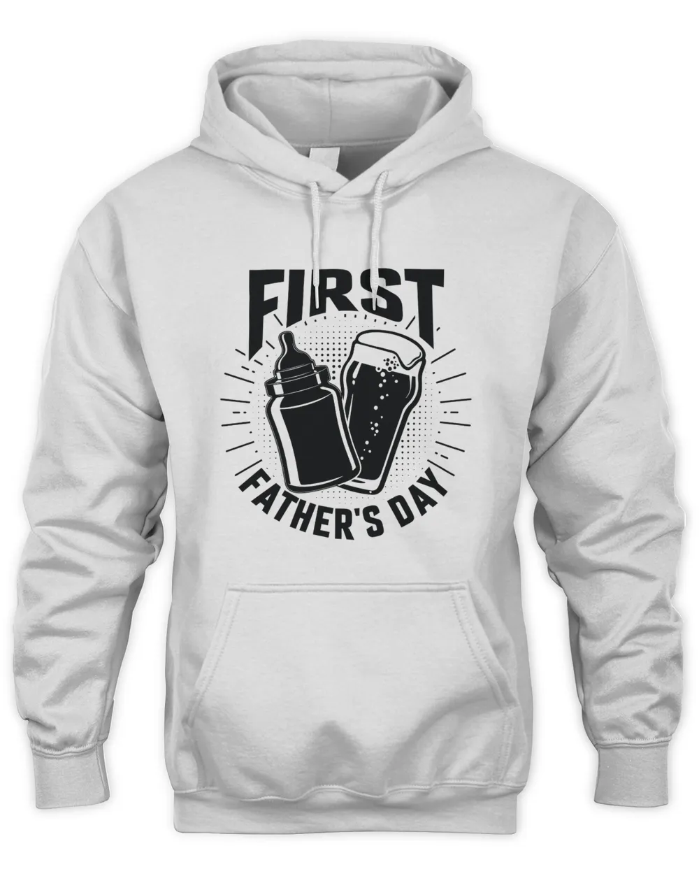First Fathers Day Beer Baby Bottle Dad
