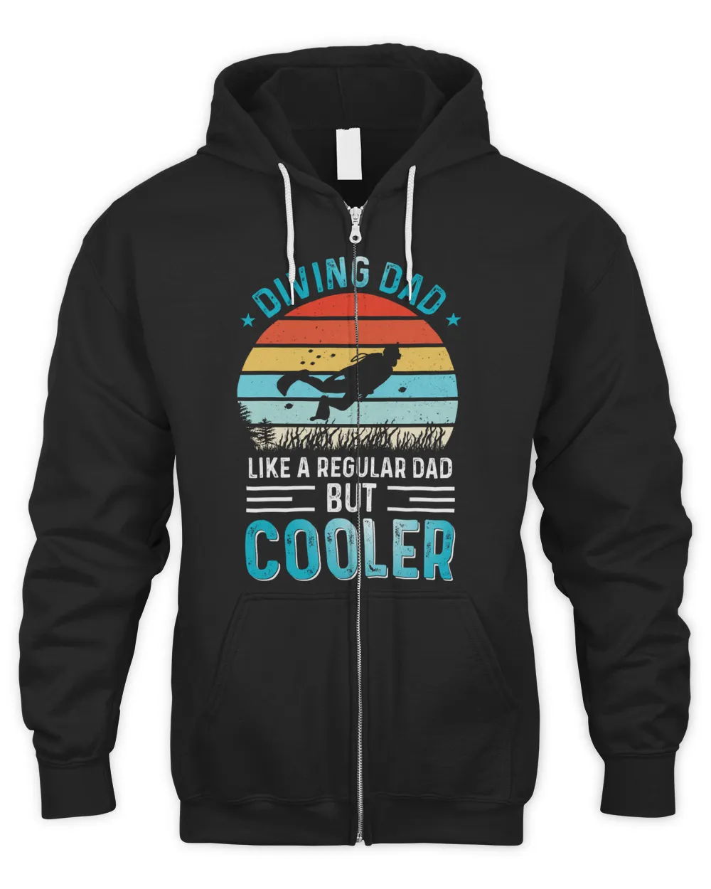 Diving Dad Like A Regular Dad But Cooler Fathers Day T shirts