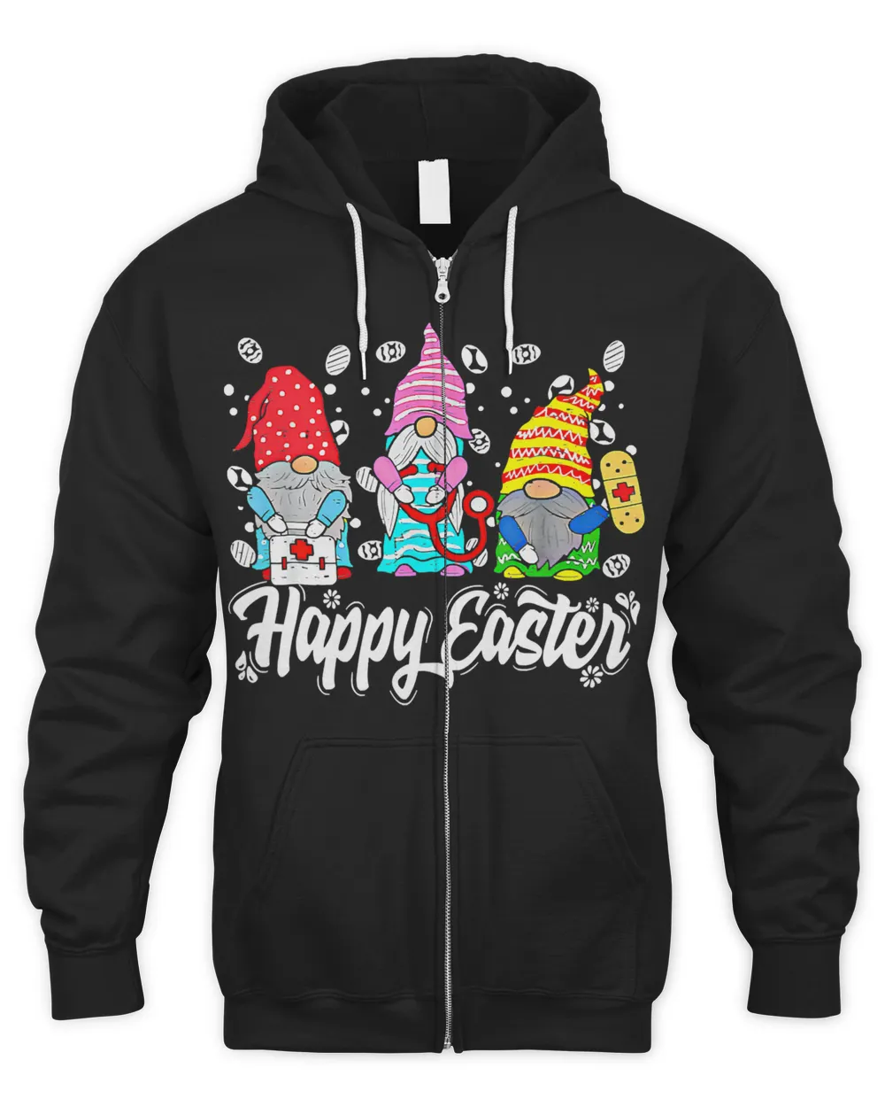 Stethoscope Love Easter Nurse Life Gnomes Nurse Easter Bunny T-Shirt