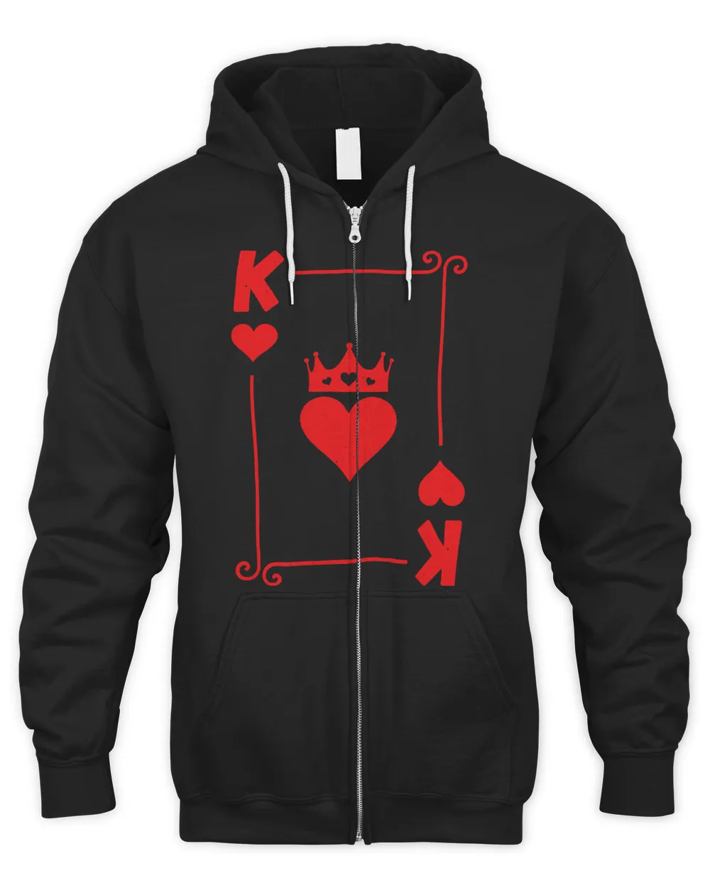 King & Queen - Matching Couple Costume - King of Hearts T-Shirt
