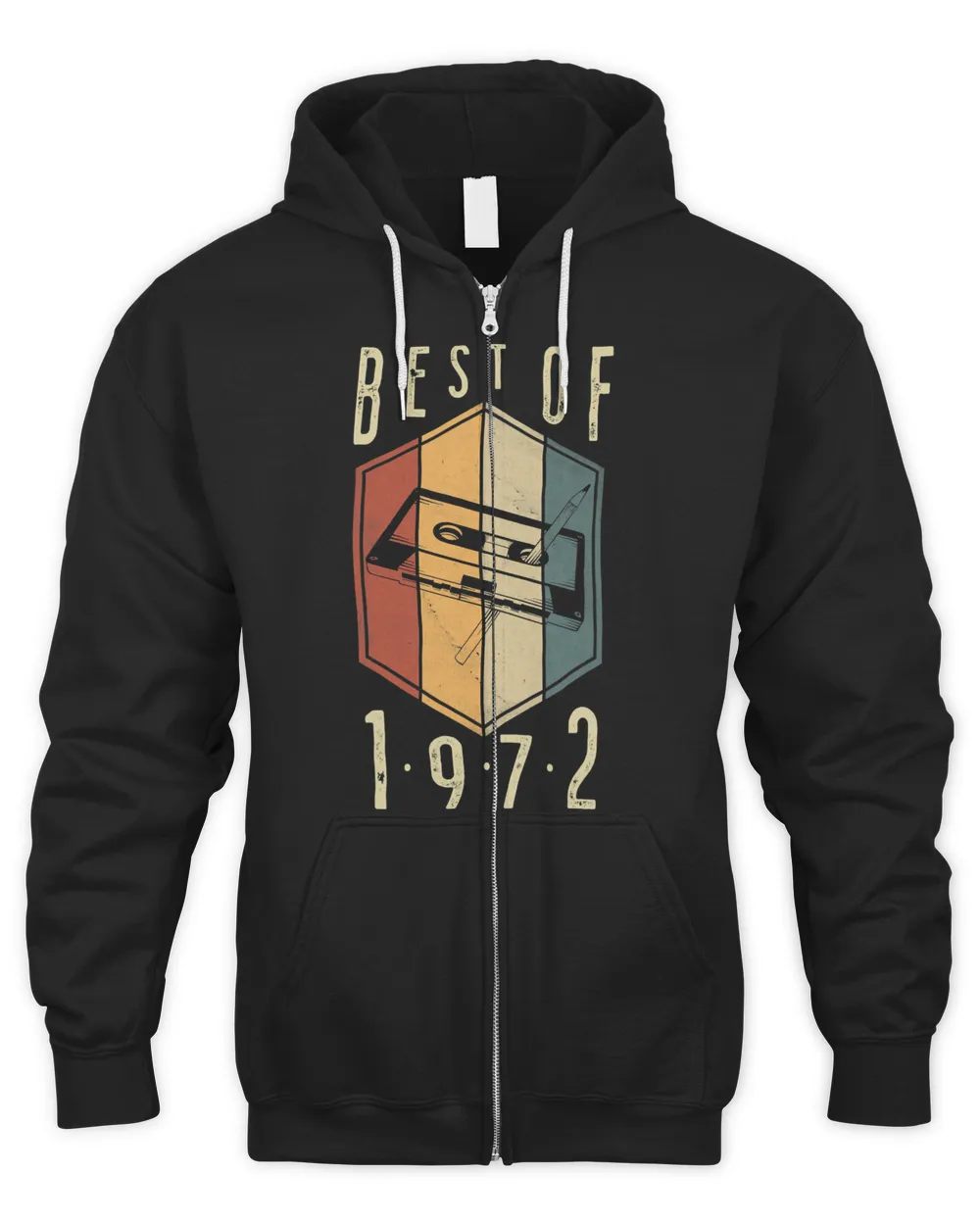 Best Of 1972 50 Year Old Gifts Cassette Tape 50th Birthday T-Shirt