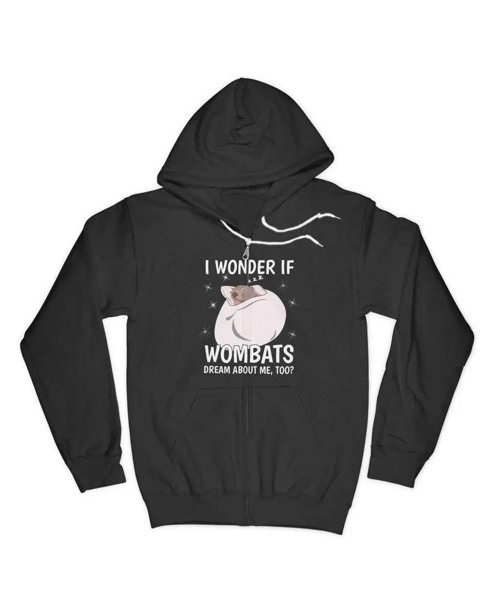I Wonder If Dream Sleeping Shirt PJ Pajama Top Wombat