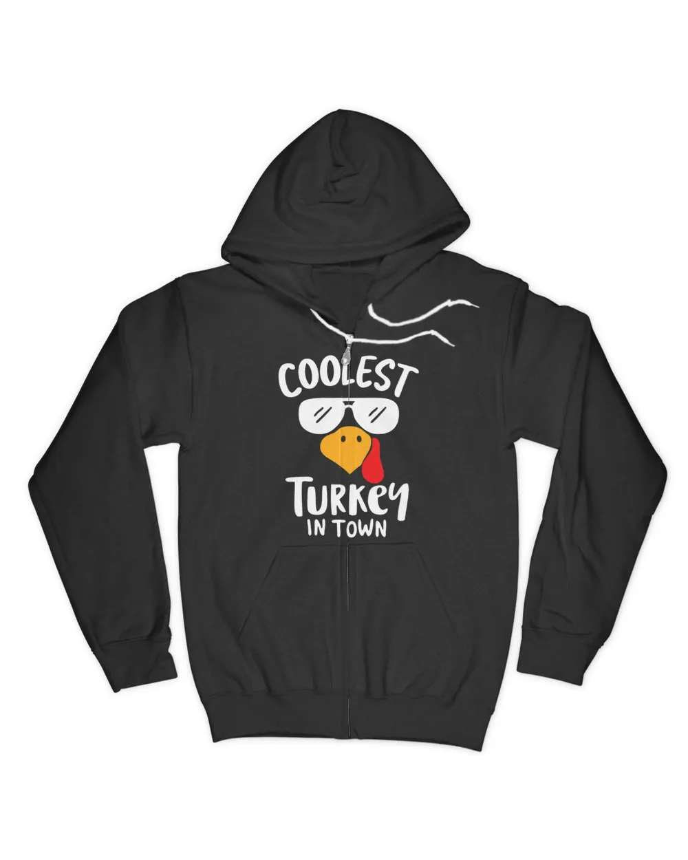 Coolest Turkey in Town Family Matching Funny Custume