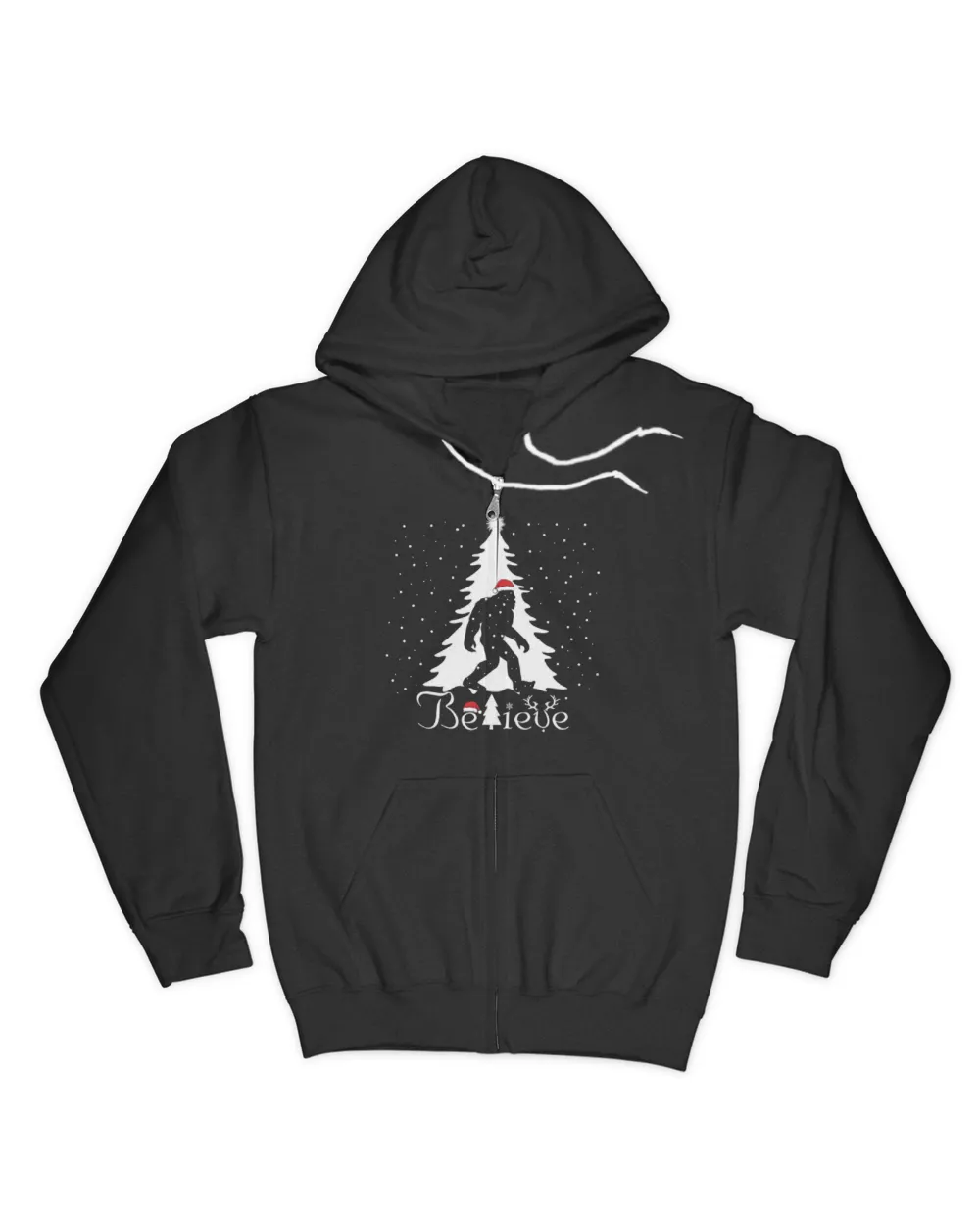Believe in Santa Squatch Bigfoot Christmas Essential T-Shirt