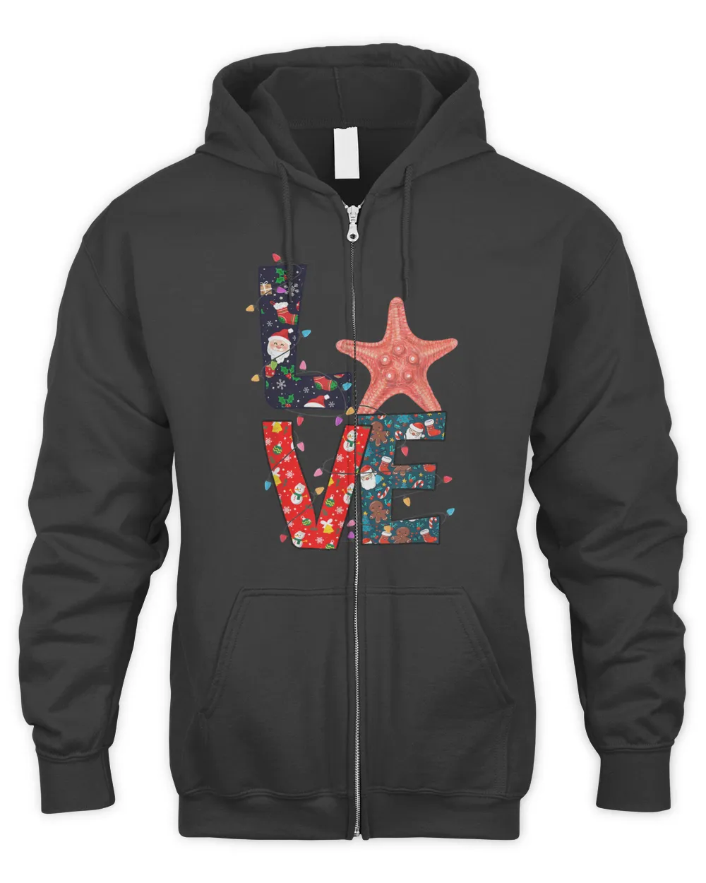 Starfish Lover Xmas Ornament Decor Ugly Christmas Sweater