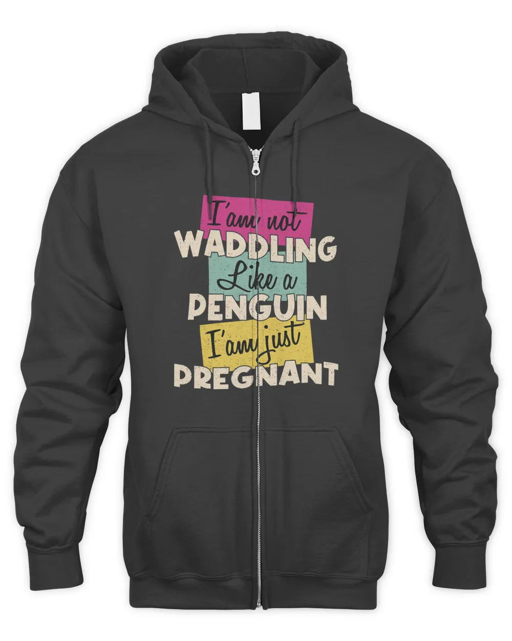 Penguins Lover Womens FUNNY QUOTE IM NOT WADDLING LIKE A PENGUIN IM JUST PREGNANT