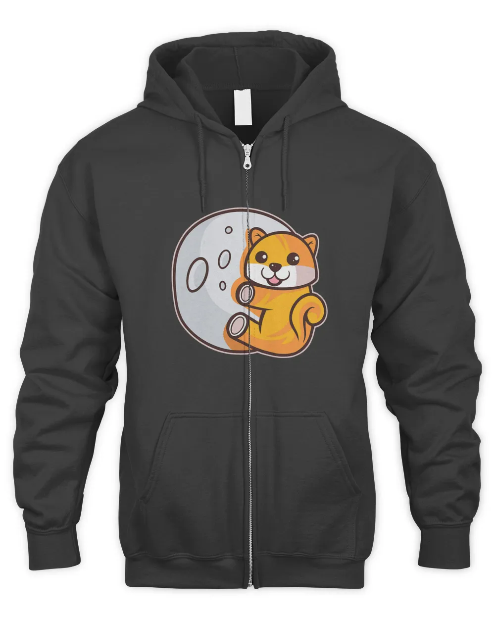 Cute shiba inu dog moon galaxy