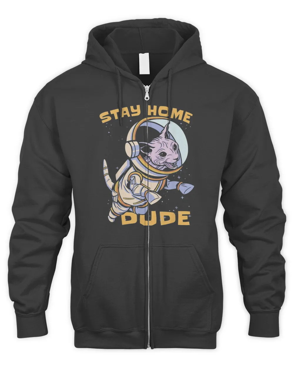 Funny Cat Astronaut Space Shirt+