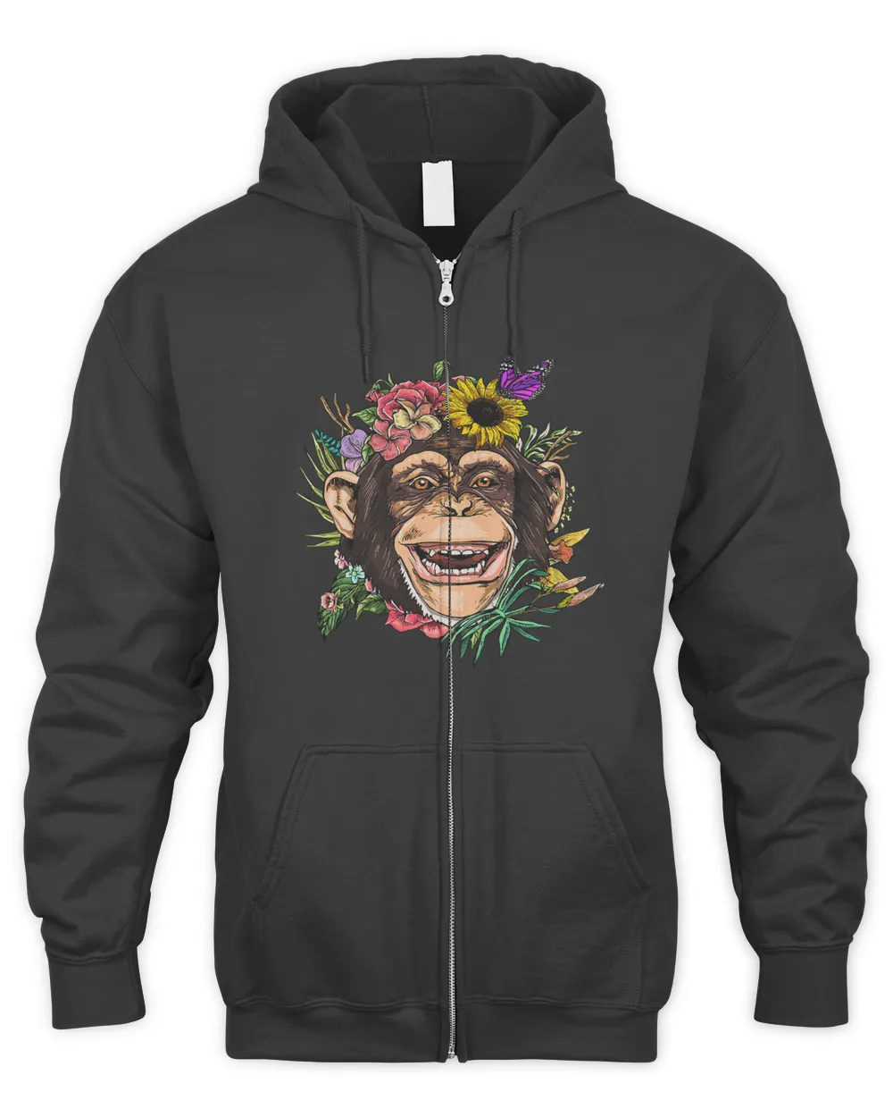 Floral Monkey Spring Nature Lovers Gift For Women Men 479