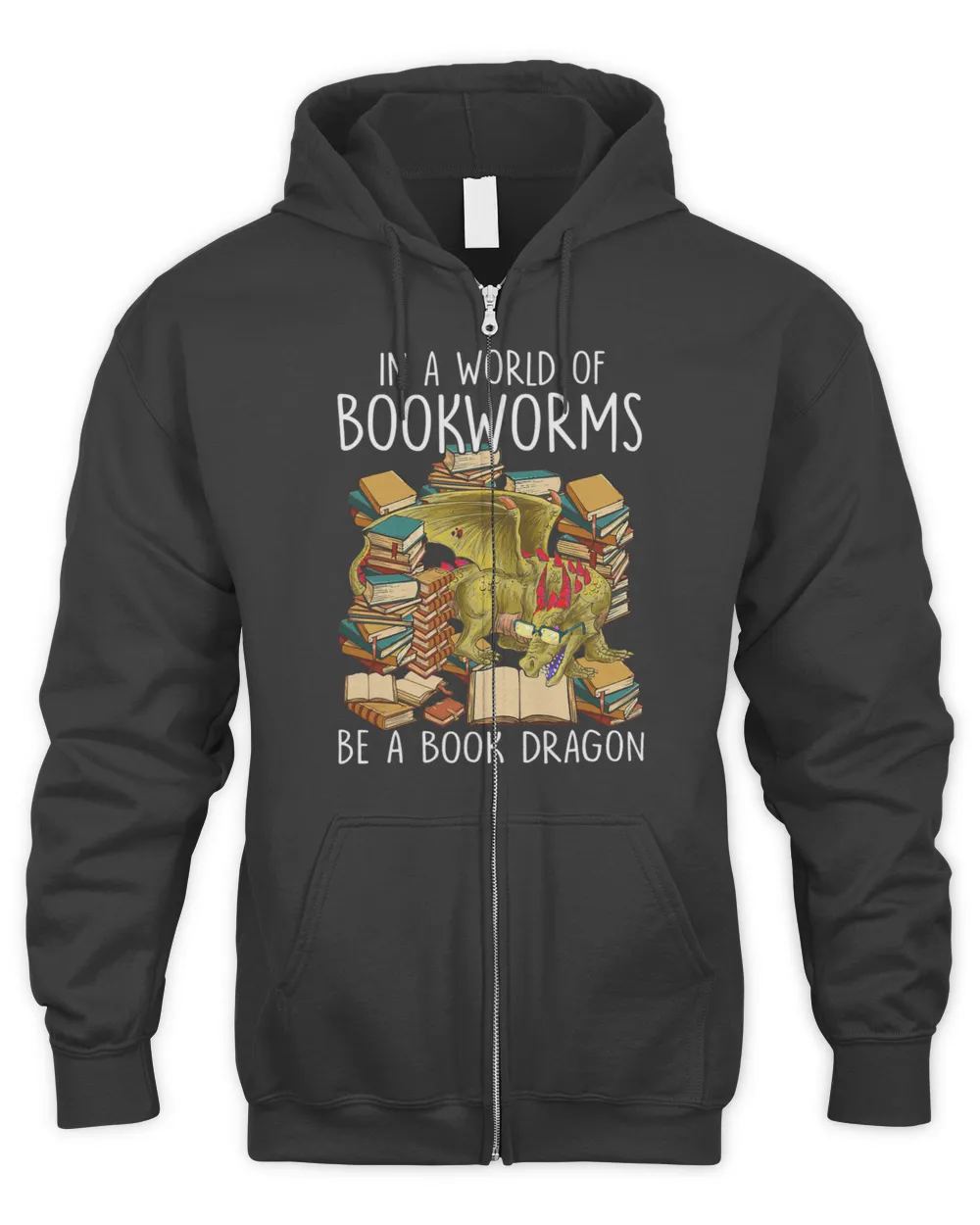 In A World Full Of Bookworms Be A Book Dragon 2