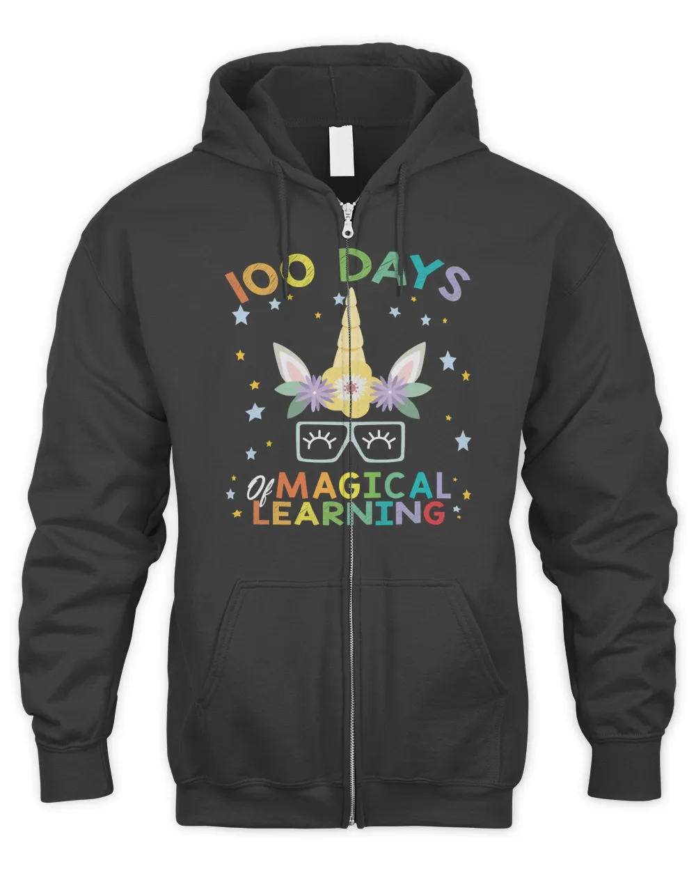 Teacher Teaching Lover Cute Unicorn 100 Days of Magical Learning 100th Day School 229