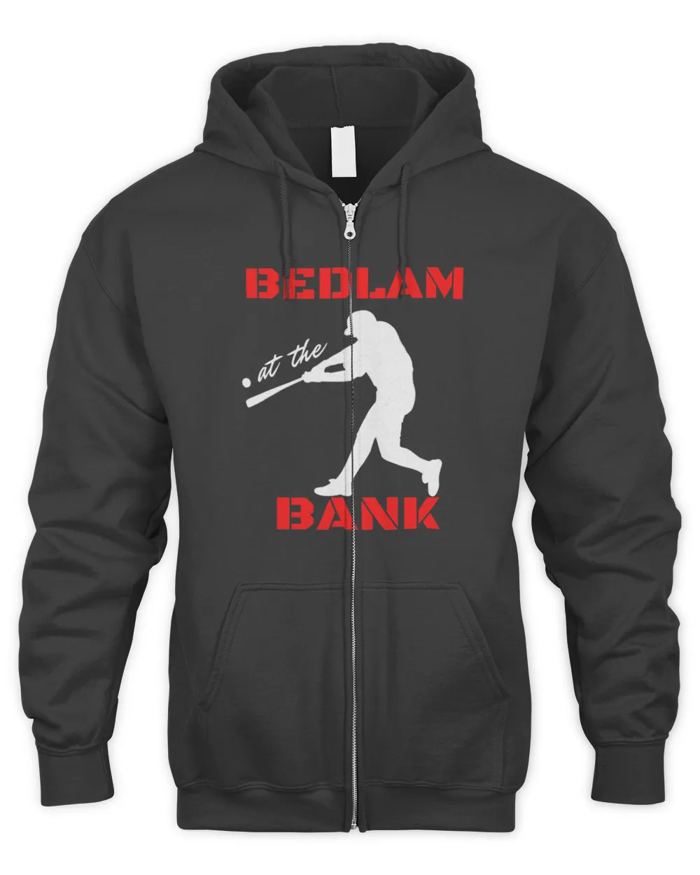Bedlam at the bank. baseball fans gift