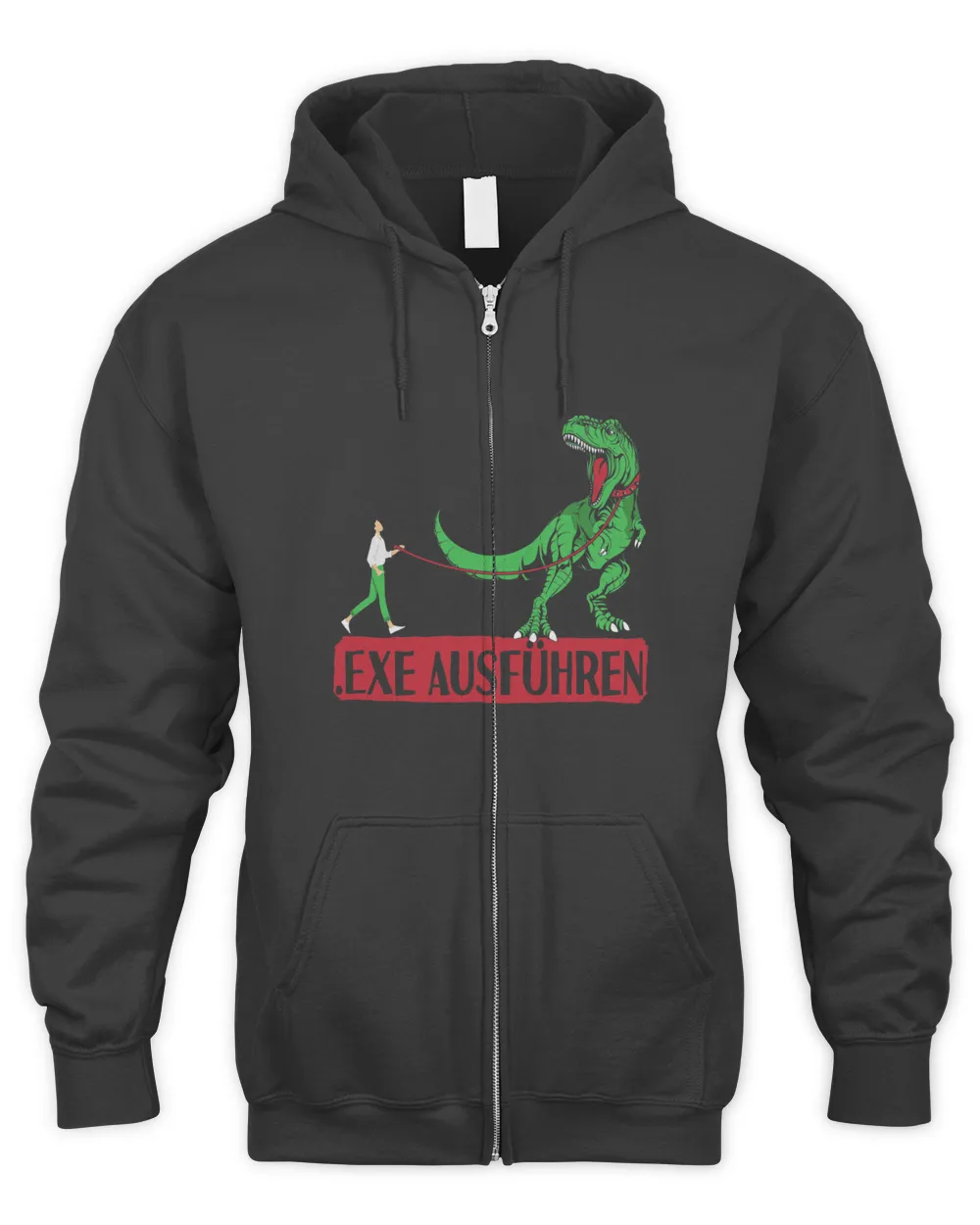 Sys Admin Dev Ops EXE Programmer Men's Zip Hoodie black s