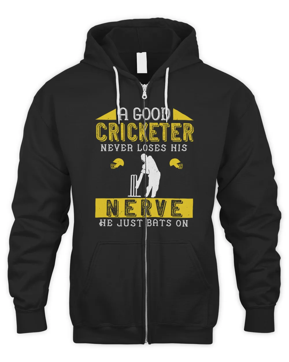 A good cricketer never loses his nerve. He just bats on!-01