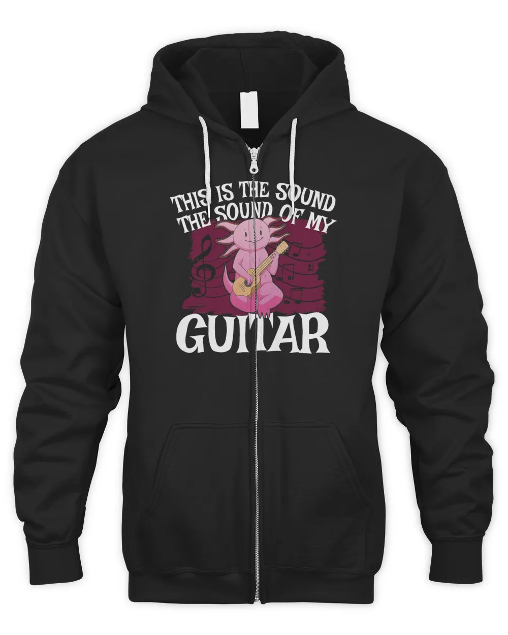Axolotl Play Guitar with Notes and Melody 410