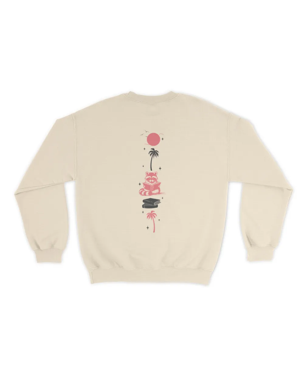 Feral girl summer book club shirt Unisex Sweatshirt sand s