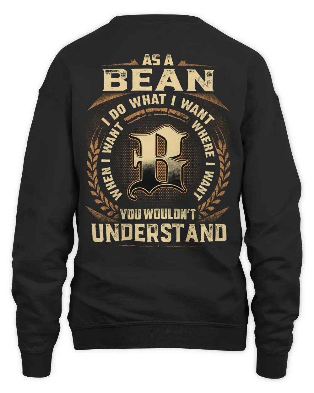 BEAN Unisex Sweatshirt black s