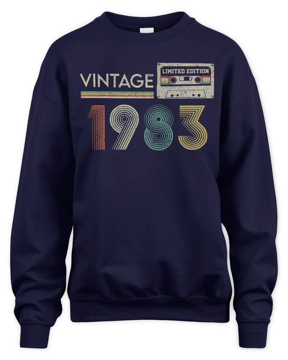 1983 Vintage Limited Edition Unisex Sweatshirt navy s
