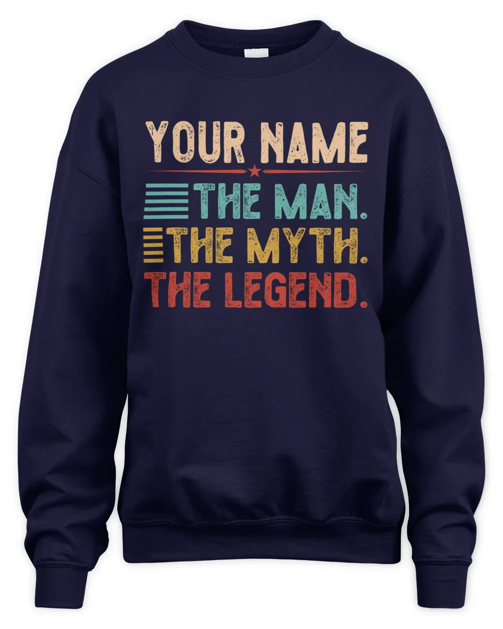 YOUR NAME. The Man. The Myth. The Legend. Great personalised T-Shirts