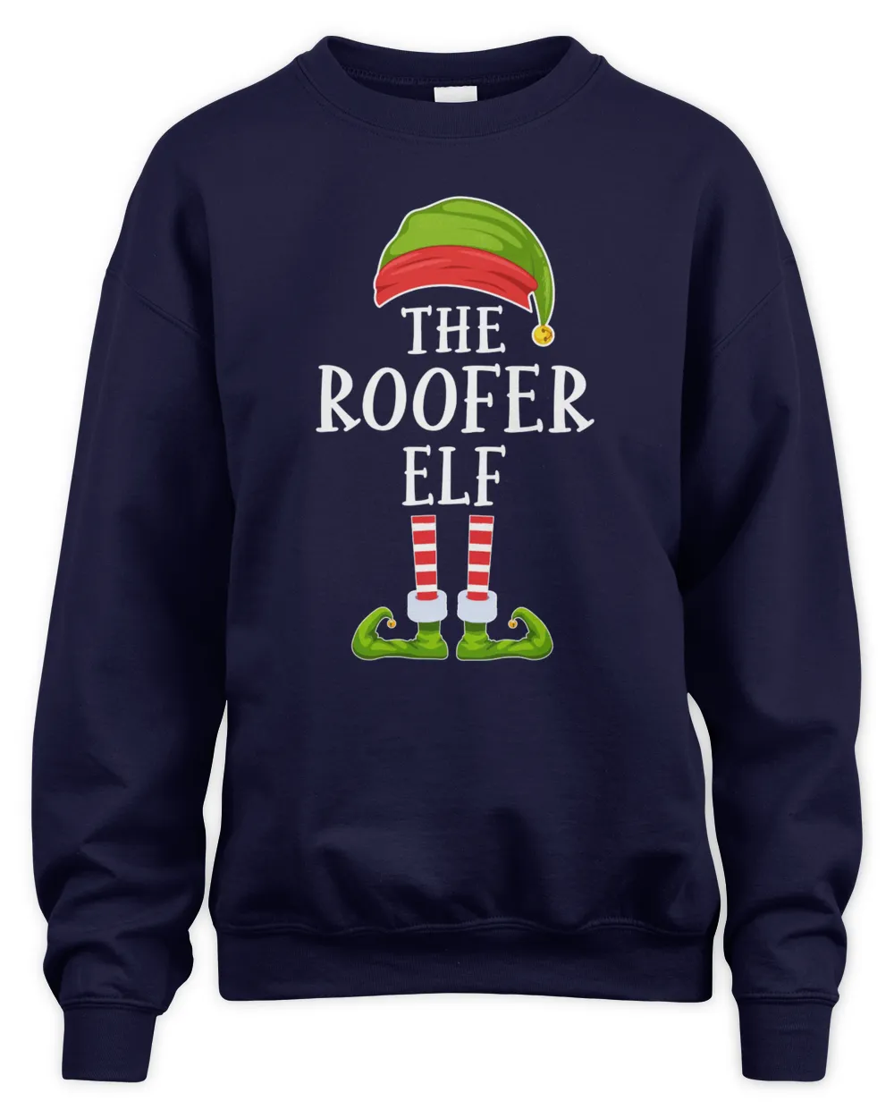 The Roofer Elf Family Matching Group Christmas Gift Funny