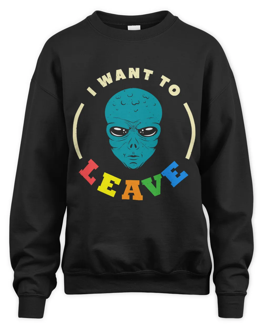 I want to leave Movie Poster Science Fiction Design