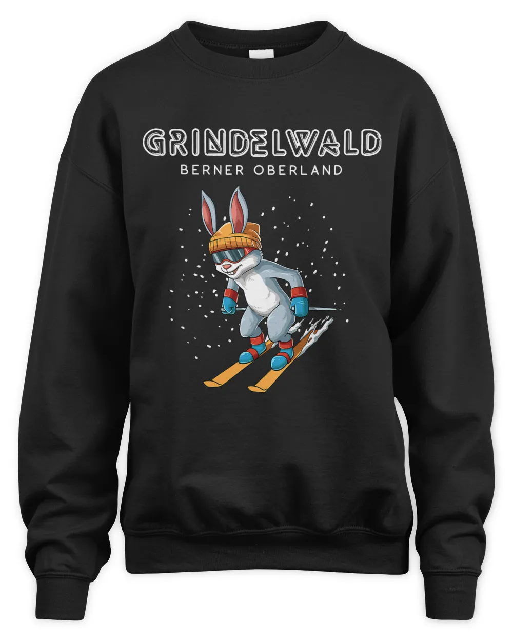 Grindelwald Bernese Oberland Switzerland Retro Ski Rabbit