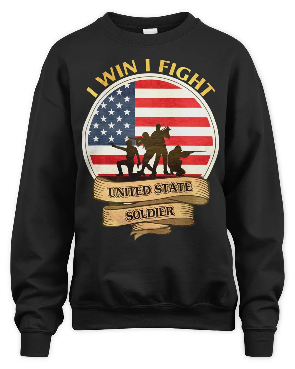 I win i fight united state soldier