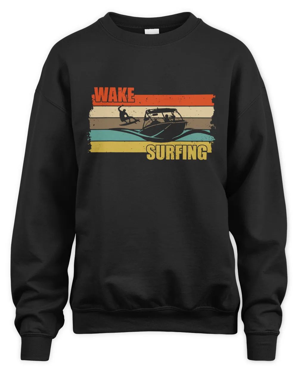 Wake Surfing Wakesurfing Boat Lake Surf T-Shirt