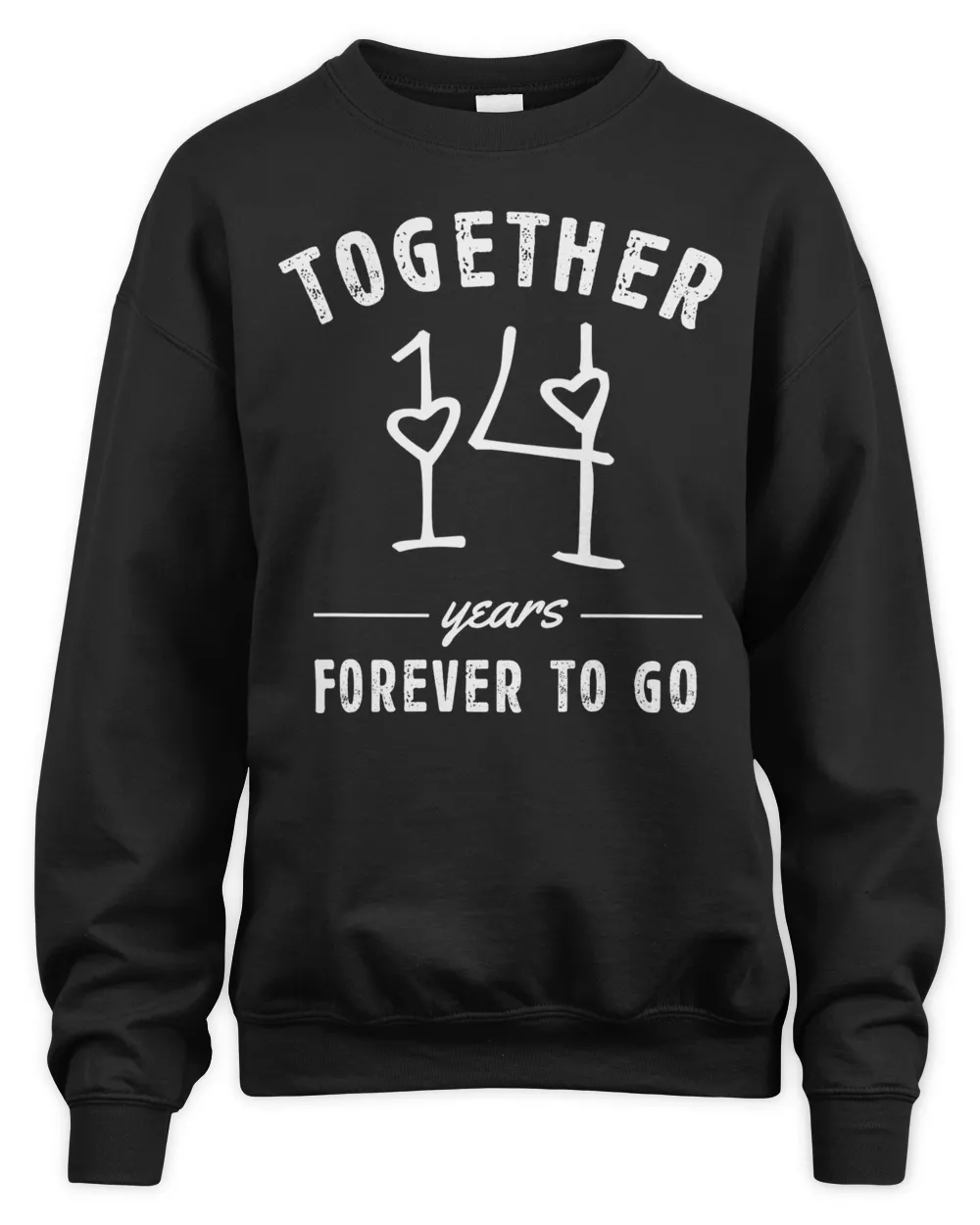 Couples Matching Anniversary Gifts - Customize Years - Together (Years) Forever To Go