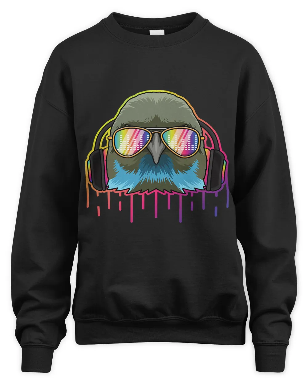 Music Starling Bird Dj With Headphones Musical Lovers 265