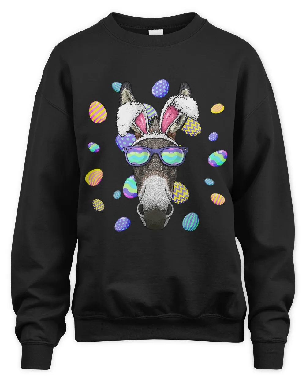 Donkey Easter Bunny Ears Funny Easter Eggs Hunting