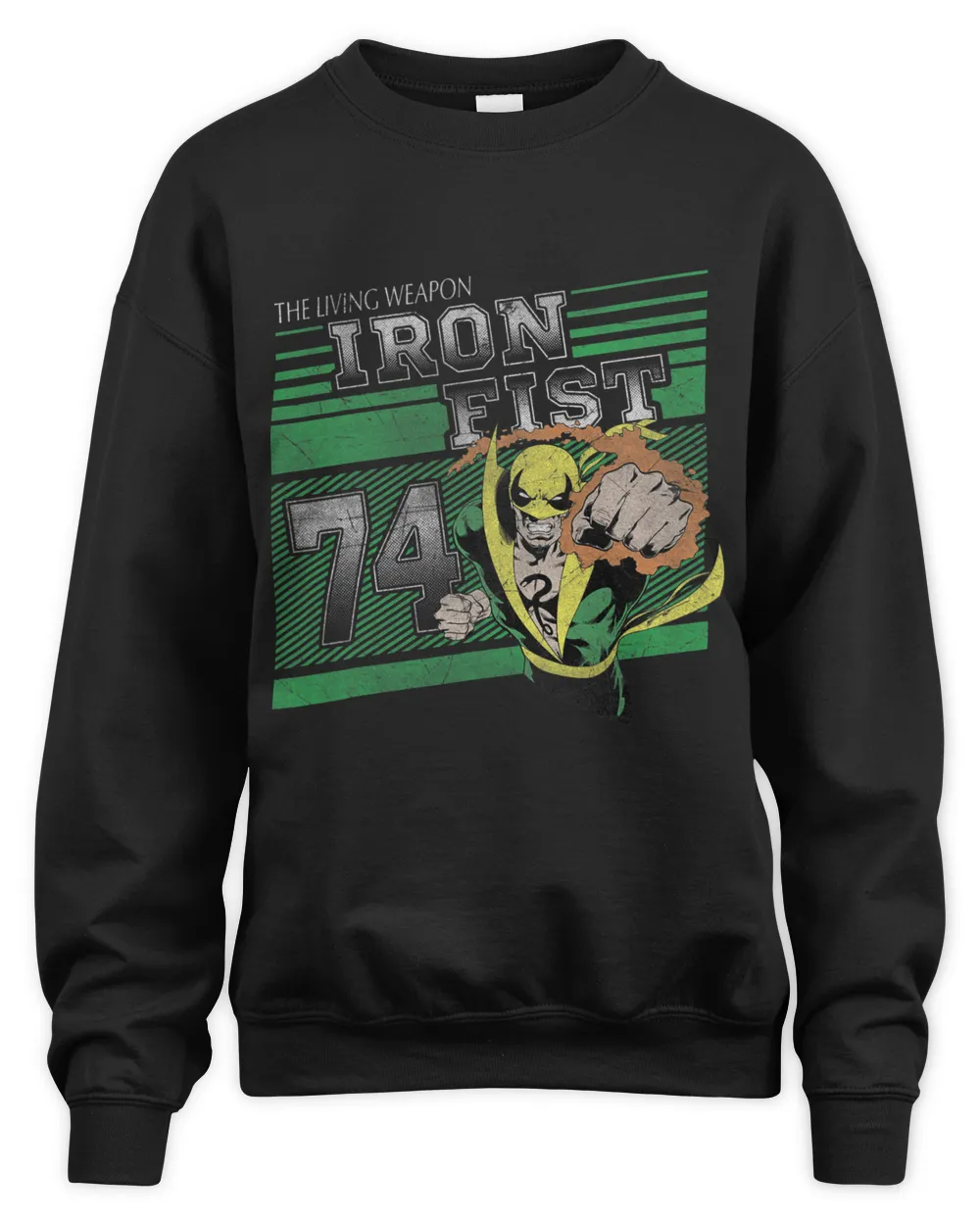 Marvel Iron Fist Punch Out Classic Retro 74 Moto