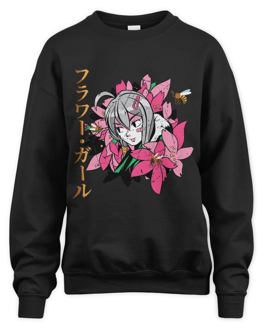 Bees Cute Kawaii Anime Girl Manga Otaku