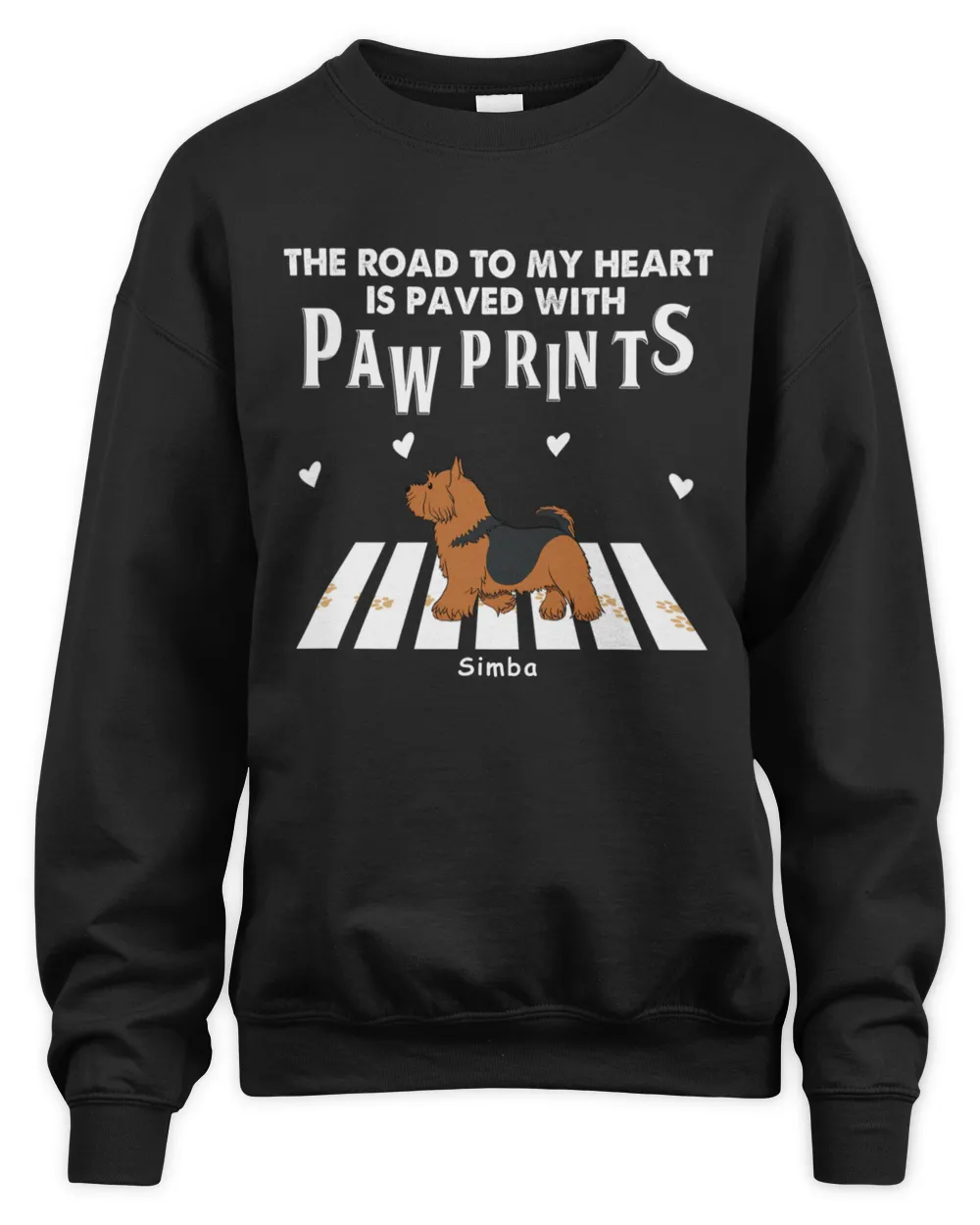 Personalized The Road To My Heart Is Paved With Paw Prints Pet Lover HOD040323A1