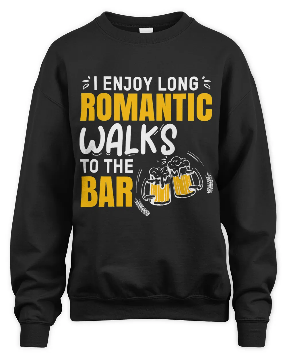 I Enjoy Long Romantic Walks To Bar Bartender Beer Lovers
