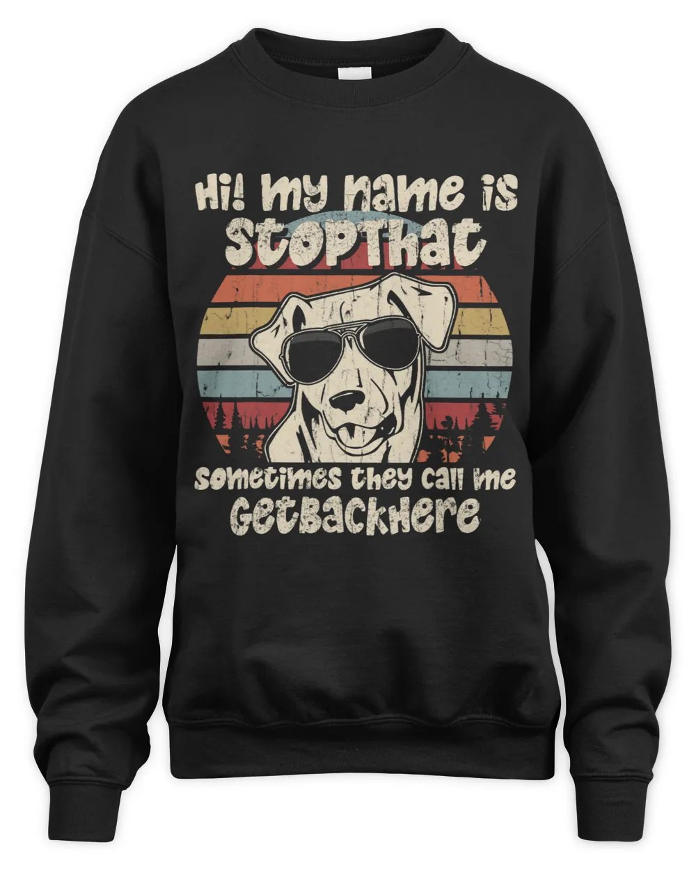 Chesapeake Bay Retriever My Name Is StopThat Dog Lover Funny