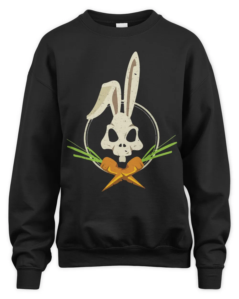 Skull Rabbit Crossbones Carrots Easter Day