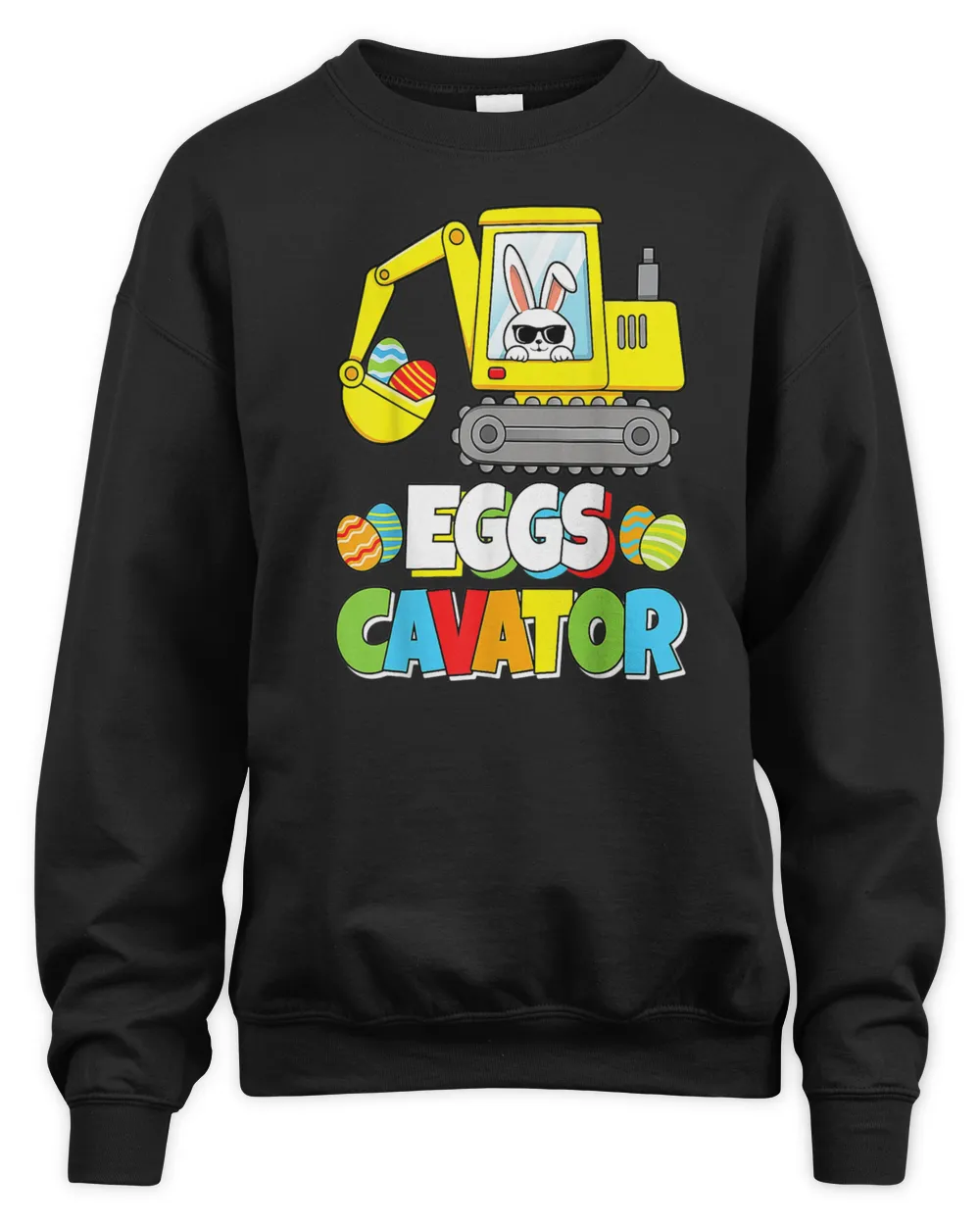 Eggs Cavator Easter Bunny Excavator Funny Boys Kids Toddler