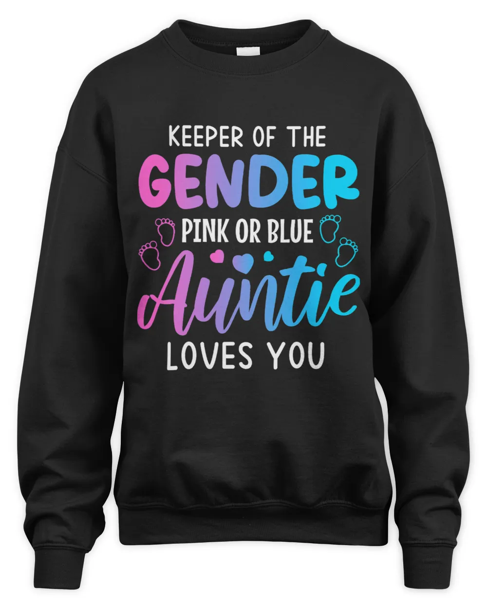 Keeper Of The Gender Auntie Loves You Family Baby Shower