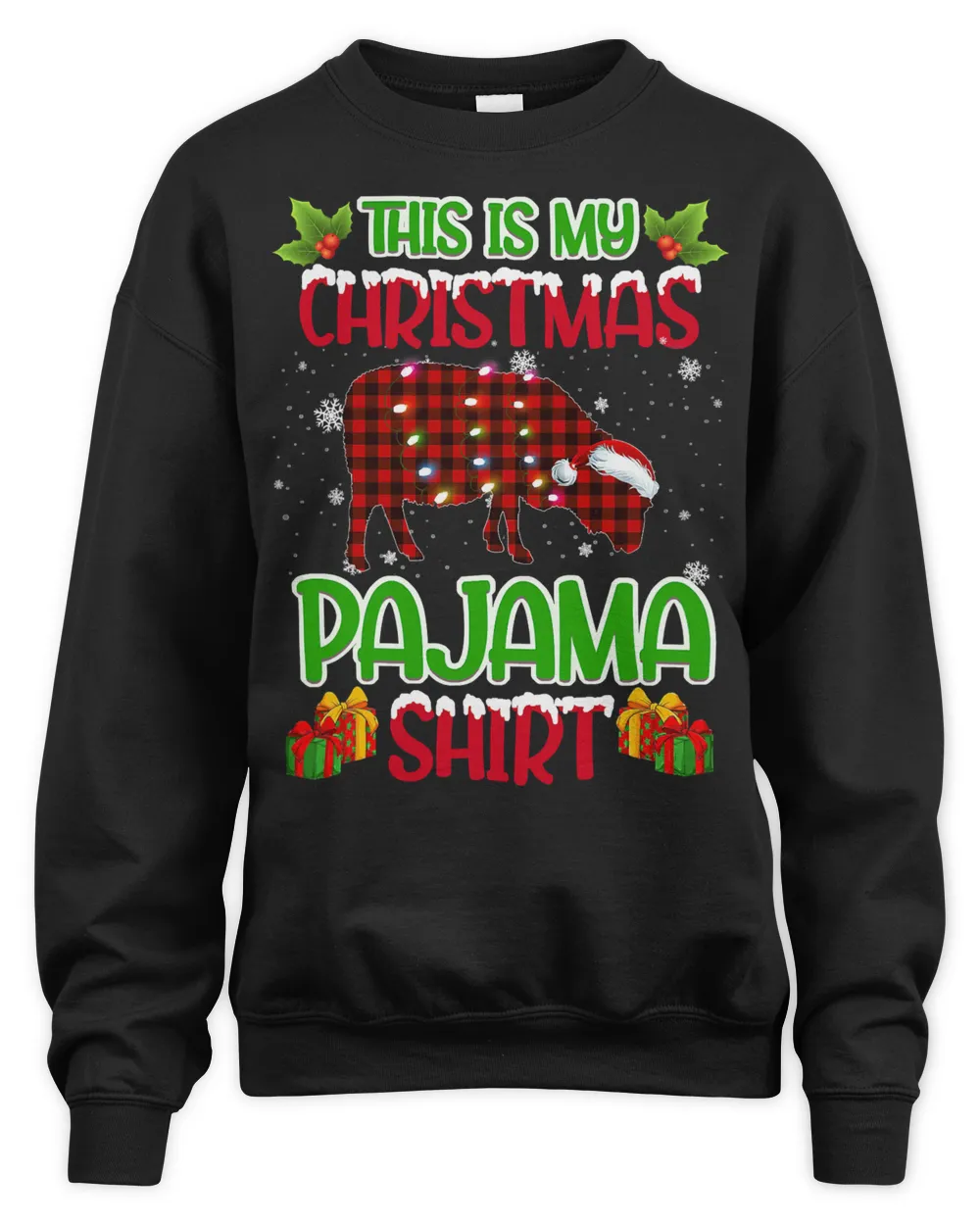 Sheep Animal Xmas Matching Christmas 312