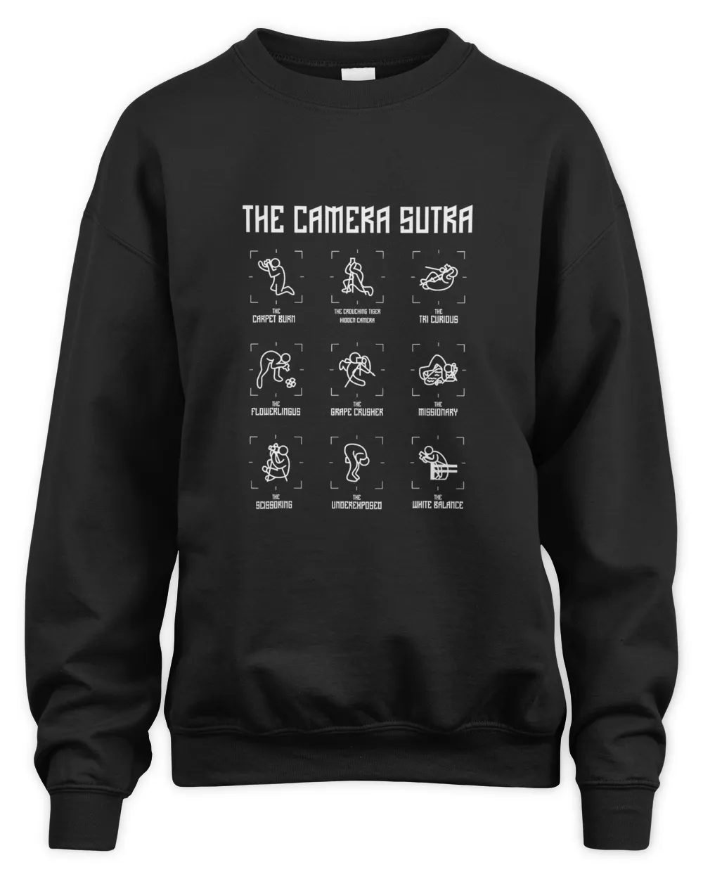 The Camera Sutra T-Shirt Funny Photographer Poses Tee Gift T-Shirt