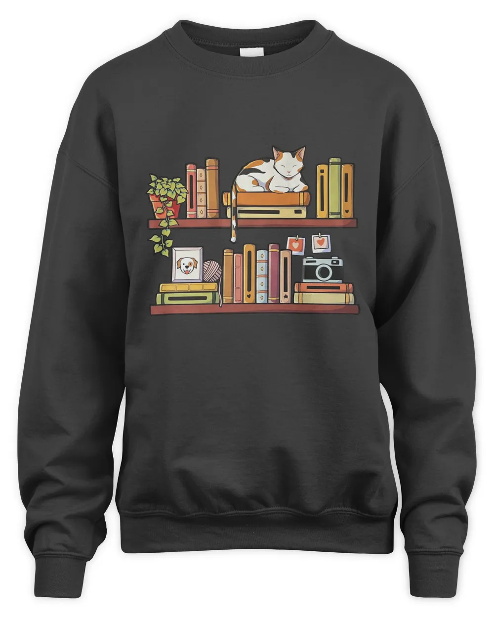 Cats Books T-Shirt