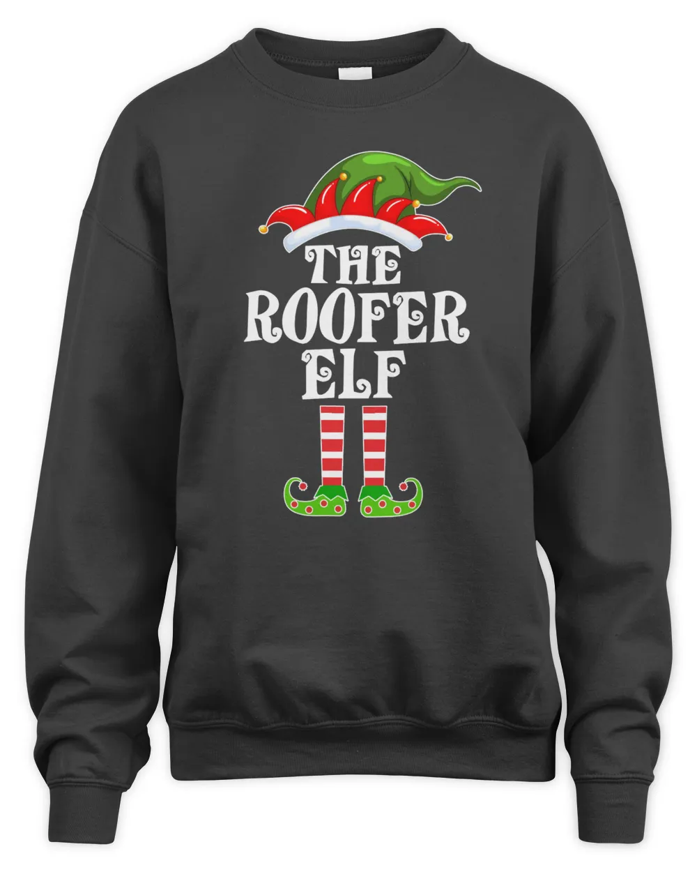 Roofer Elf Matching Family Group Christmas Party Pajama