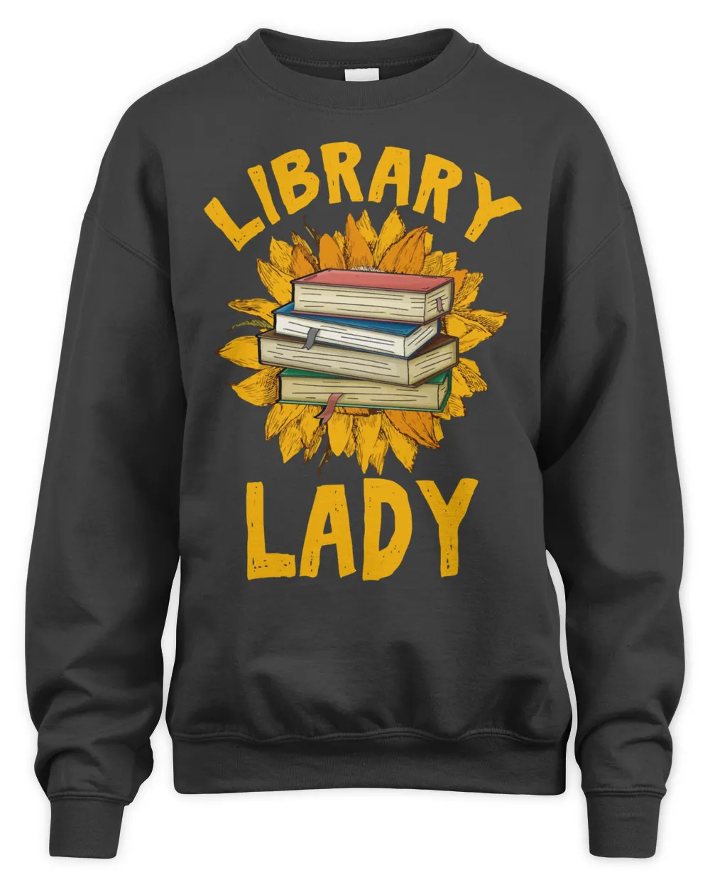 Book Reader funny love sunflower library lady book lover 199 Reading Library