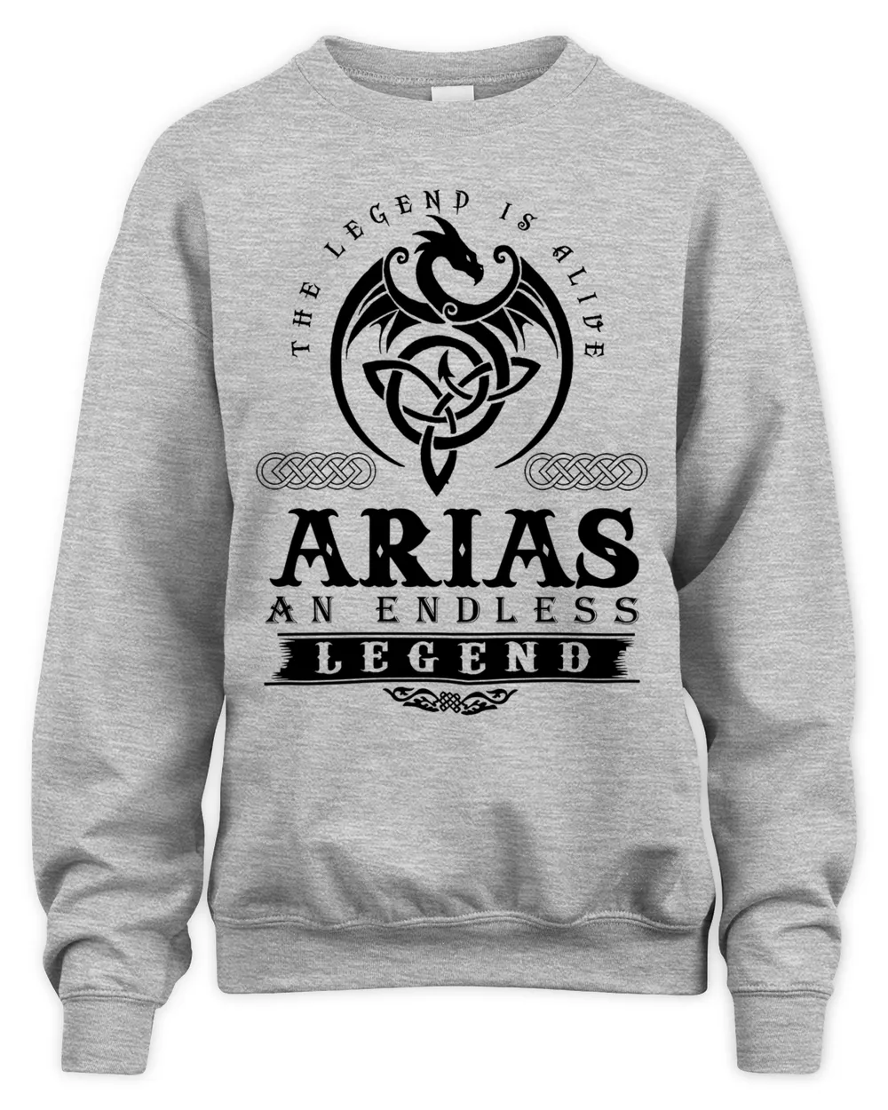 ARIAS Unisex Sweatshirt ash s