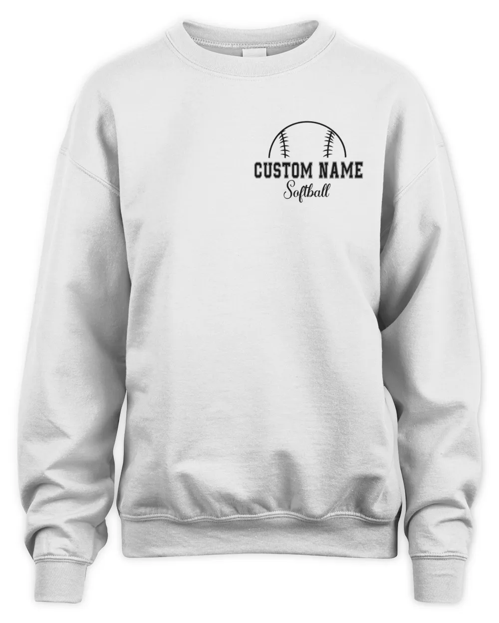 In My Softball Era- Softball Shirts- Gift For Softball Lovers Unisex Sweatshirt white s