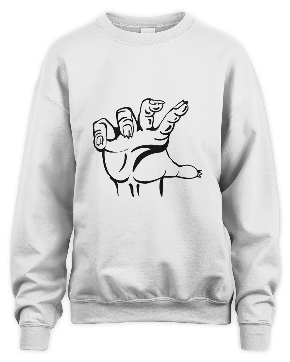 Zombie Hand black t shirt hoodie sweater