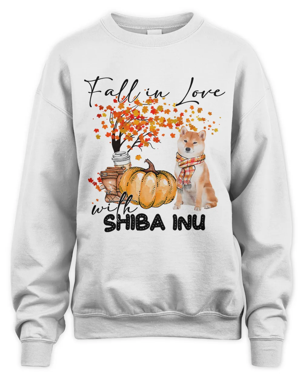 Fall In Love With Shiba Inu Halloween Autumn 2022 Pumpkin22