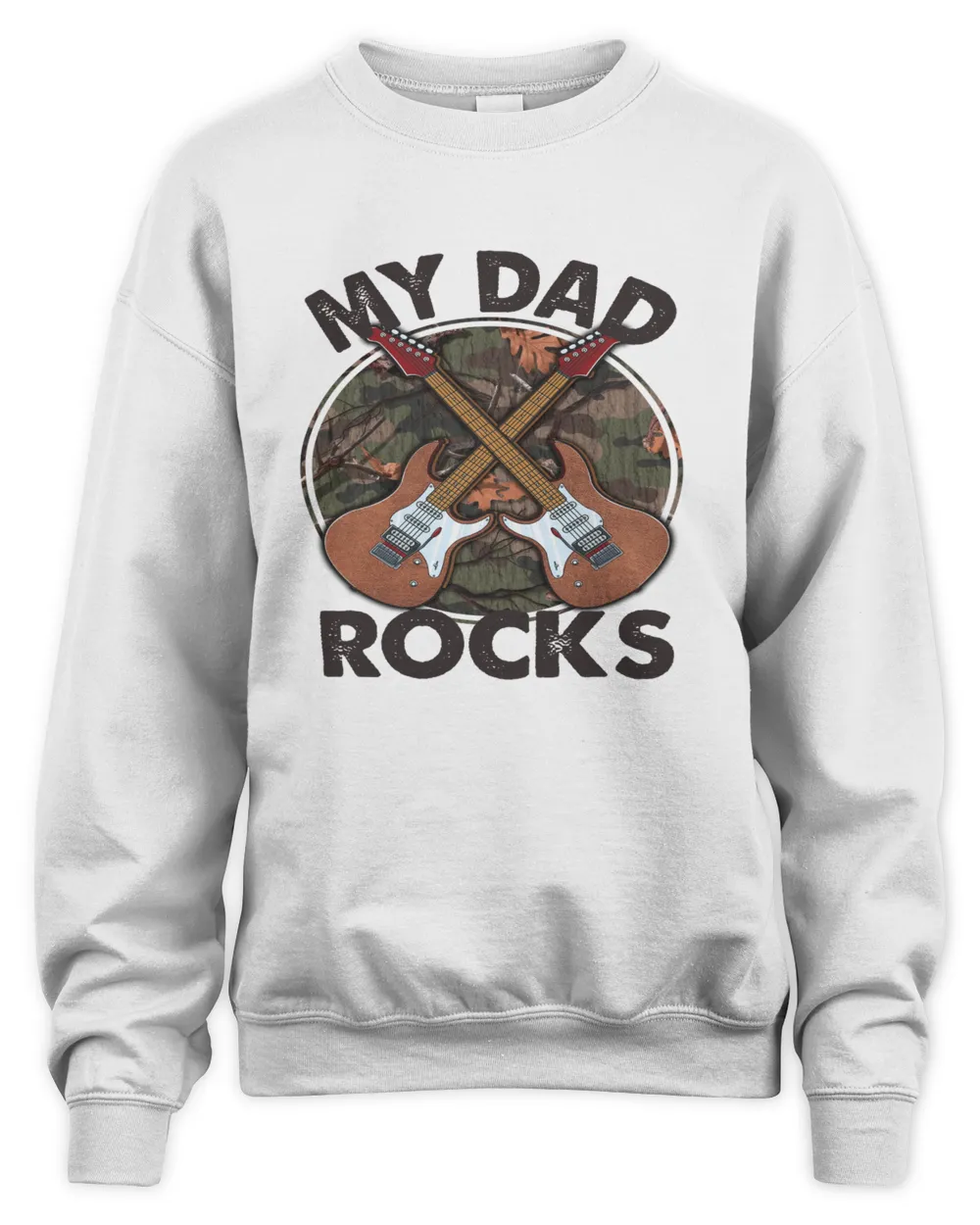 My Dad Rocks Shirt Sweatshirt Hoodie, Fathers day Shirt, Father's Day t Shirts, Fathers day Shirt Idea NLSFD045